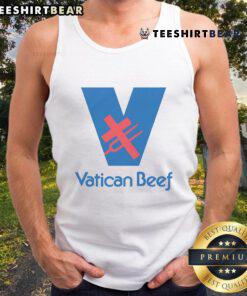 Stylish Nice Vatican Beef Tank Top featuring vibrant graphics and a comfortable fit, perfect for casual wear.