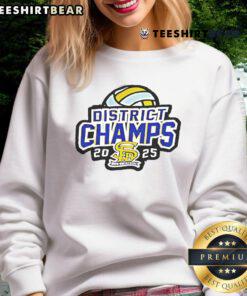 Nice Volleyball District Championship 2025 Sweatshirt in vibrant colors, perfect for showing team spirit and support.