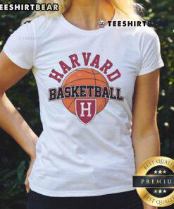 Official 2025 Harvard Off Basketball Ladies Tee featuring a stylish design perfect for fans and casual wear.
