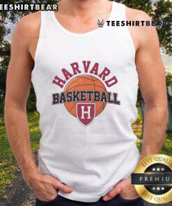 Official 2025 Harvard Off Basketball Tank Top in crimson with iconic logo, perfect for fans and athletes alike.