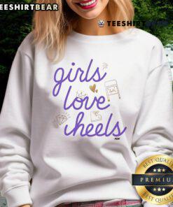 Official AEW Heels sweatshirt featuring stylish design for girls who love heels, perfect for wrestling fans and fashion lovers.