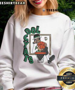 Official Boston Celtics Stadium Essentials NBA x Staycool mascot sweatshirt featuring vibrant team colors and logo.