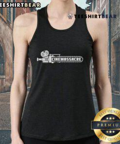 Official Cinemassacre logo on a Retroware tank top, showcasing vintage gaming and pop culture style.