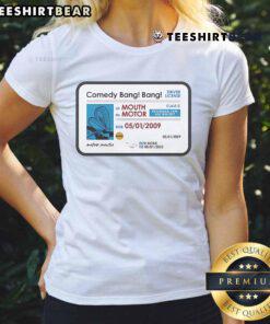 Official Comedy Bang Bang Sweet 16 Ladies Tee featuring vibrant graphics and a stylish design for fans of the show.