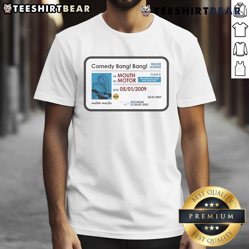Alt Text: Official Comedy Bang Bang Sweet 16 T-Shirt featuring vibrant graphics and a stylish design for fans of the show.