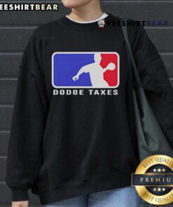 Official Dodge Taxes MLB Logo Sweatshirt featuring a bold graphic of the MLB logo and stylish design.