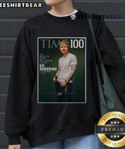 Ed Sheeran TIME 100 sweatshirt for the World's Most Influential People of 2025, April 28 issue.