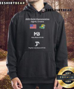 Alt Text: Official NMU vs The World 2025 World Championships hoodie featuring bold graphics and vibrant colors.