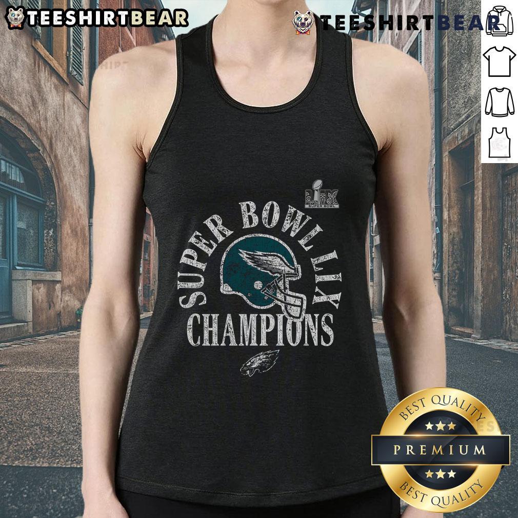 Stylish Official Philadelphia Eagles Super Bowl LIX Champions Ring tank top, perfect for fans celebrating the victory.