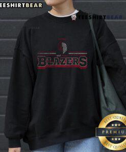 Official Portland Trail Blazers Fan Banner Sweatshirt featuring team colors and logo, perfect for game day attire.