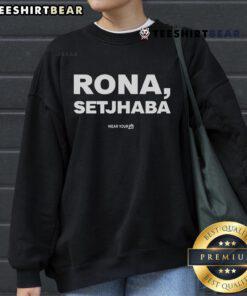 Official Rona Setjhaba sweatshirt featuring stylish design and comfortable fit, perfect for casual wear.