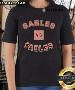 Official Sables vs Fables ladies tee featuring a stylish design, perfect for fans supporting their favorite team.