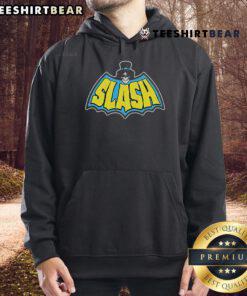 Official Slash Batman Hoodie featuring a bold graphic design, perfect for fans of superhero apparel and stylish comfort.