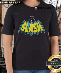 Official Slash Batman Ladies Tee featuring a stylish design perfect for female fans of the Dark Knight.
