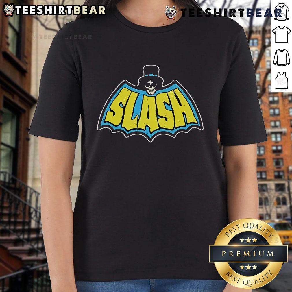 Official Slash Batman Ladies Tee featuring a stylish design perfect for female fans of the Dark Knight.