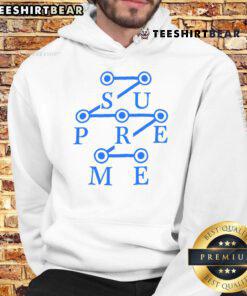 Original Su Pre Me Hoodie in black, featuring a bold graphic design, perfect for casual streetwear style.