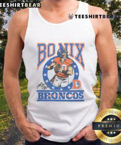 Premium Broncos Bo Nix Signature Tank Top featuring bold graphics and comfortable fit for fans and athletes.