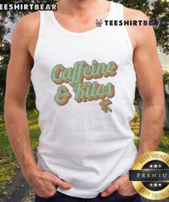 Premium Caffeine Kilos 70s Tank Top featuring retro design and vibrant colors, perfect for casual summer outfits.