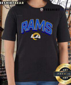 Premium Los Angeles Rams NFL Velocity Performance Arc Ladies Tee in stylish design, perfect for fans and casual wear.