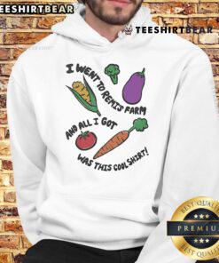 Remi Wolf wearing a cool hoodie from Remi's farm, showcasing vibrant colors and fun designs at the farm visit.