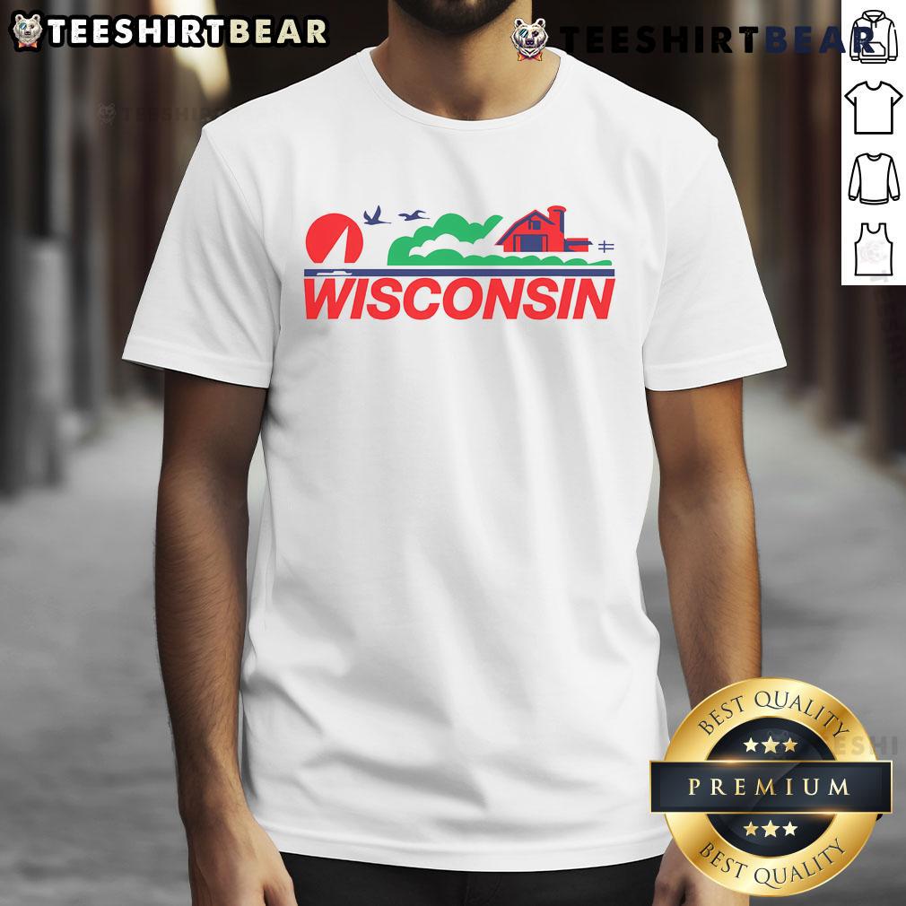 Pretty Wisconsin T-Shirt featuring vibrant colors and a stylish design, perfect for showcasing your love for Wisconsin.