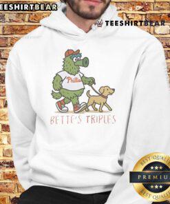 Top Bettes Triples hoodie featuring the Phillie Phanatic for Philadelphia Phillies fans, perfect for game day.