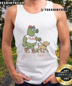 Top Bettes Triples Phillies Phanatic tank top featuring the iconic Philadelphia Phillies mascot design.