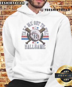 Cozy Top Colorado Rockies 'Take Me Out To The Ballgame' hoodie displayed against a scenic Rockies backdrop.