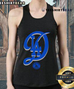 Top Dla Dodgers Big Tank Top featuring bold Dodgers logo and comfortable fit, perfect for fans and casual wear.