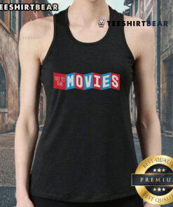 Stylish Top Go To The Movies Tank Top featuring a fun cinema-themed graphic perfect for movie lovers.