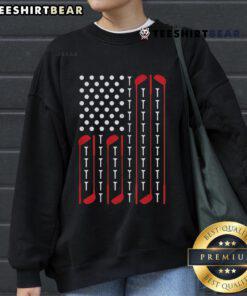 Top Golf American Flag Sweatshirt featuring a stylish design, perfect for golf enthusiasts and patriotic fans.
