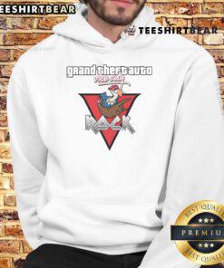 Alt Text: Top Grand Theft Auto Vice City Rock Hoodie featuring vibrant graphics and stylish design for gamers.