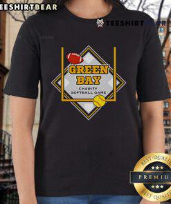 Alt Text: 2025 Green Bay Packers x Jordan Love special ladies tee in vibrant green, perfect for fans and stylish wear.