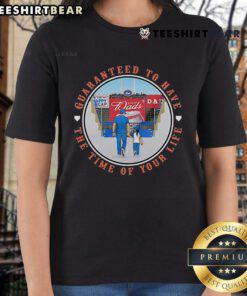 NY Mets ladies tee featuring vibrant colors, perfect for fans wanting to have the time of their life at the game.
