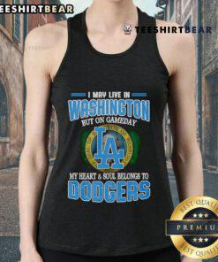 Stylish Dodgers tank top for game day, perfect for fans living in Washington who support their team with pride.
