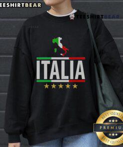 Top Italia Italy Soccer Football Champions sweatshirt with vibrant colors and iconic design for fans and supporters.