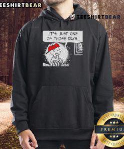 Cozy Snoopy Peanuts hoodie featuring 'Top, It's Just One of Those Days' design, perfect for casual wear and fan apparel.