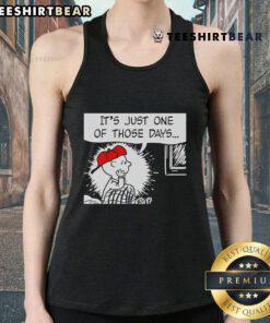 Top Its Just One Of Those Days Snoopy Peanuts Tank Top featuring Snoopy graphic on a stylish, casual sleeveless shirt.