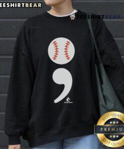 Alt Text: Jarren Duran wearing a sweatshirt for the 'The Game Isn't Over' suicide prevention fundraiser, promoting awareness and support.