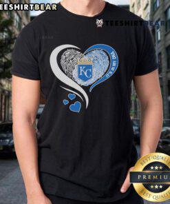 Top Kansas City Royals 'It's In My DNA' heart t-shirt design featuring team colors and logo, perfect for fans.