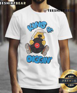 Top King Of Diggin' T-Shirt featuring a bold graphic design, perfect for digging enthusiasts and casual wear.