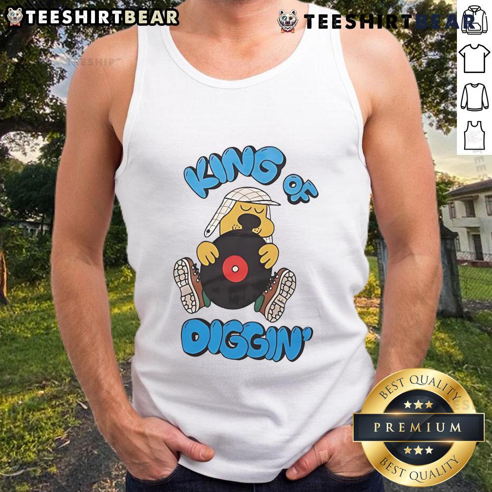 Top King of Diggin Tank Top featuring vibrant graphics and a stylish design perfect for casual wear and outdoor activities.