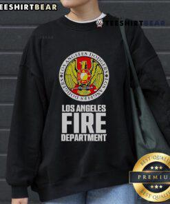 Top Los Angeles Dodgers 2025 sweatshirt supporting wildfire victims in LA, showcasing team spirit and community resilience.