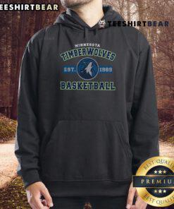 Stylish Top Majestic Threads Navy Minnesota Timberwolves Hoodie for fans, featuring team logo and comfortable design.