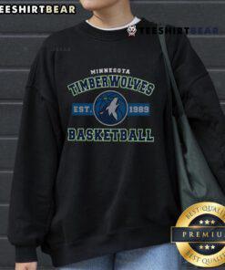 Top Majestic Threads Navy Minnesota Timberwolves Sweatshirt showcasing team logo and cozy design for fans.