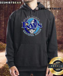 Stylish Tampa Bay Rays hoodie with 'Grateful Again' design, perfect for fans showcasing team spirit and support.