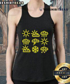 Top Menos El Oso Weather Logo Tank Top featuring a stylish design for casual summer fashion.