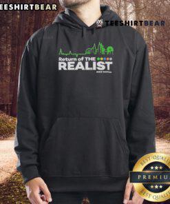 Top Mike Santana 'Return of The Realist' hoodie featuring bold graphics and a stylish design for fans and fashion enthusiasts.