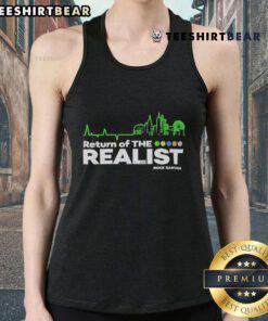 Top Mike Santana Return of the Realist tank top featuring bold graphic design and vibrant colors, perfect for casual wear.