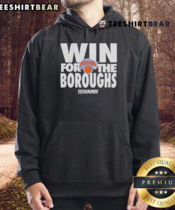 Stylish hoodie celebrating the New York Knicks' victory in the 2024-2025 NBA Playoffs, perfect for fans.